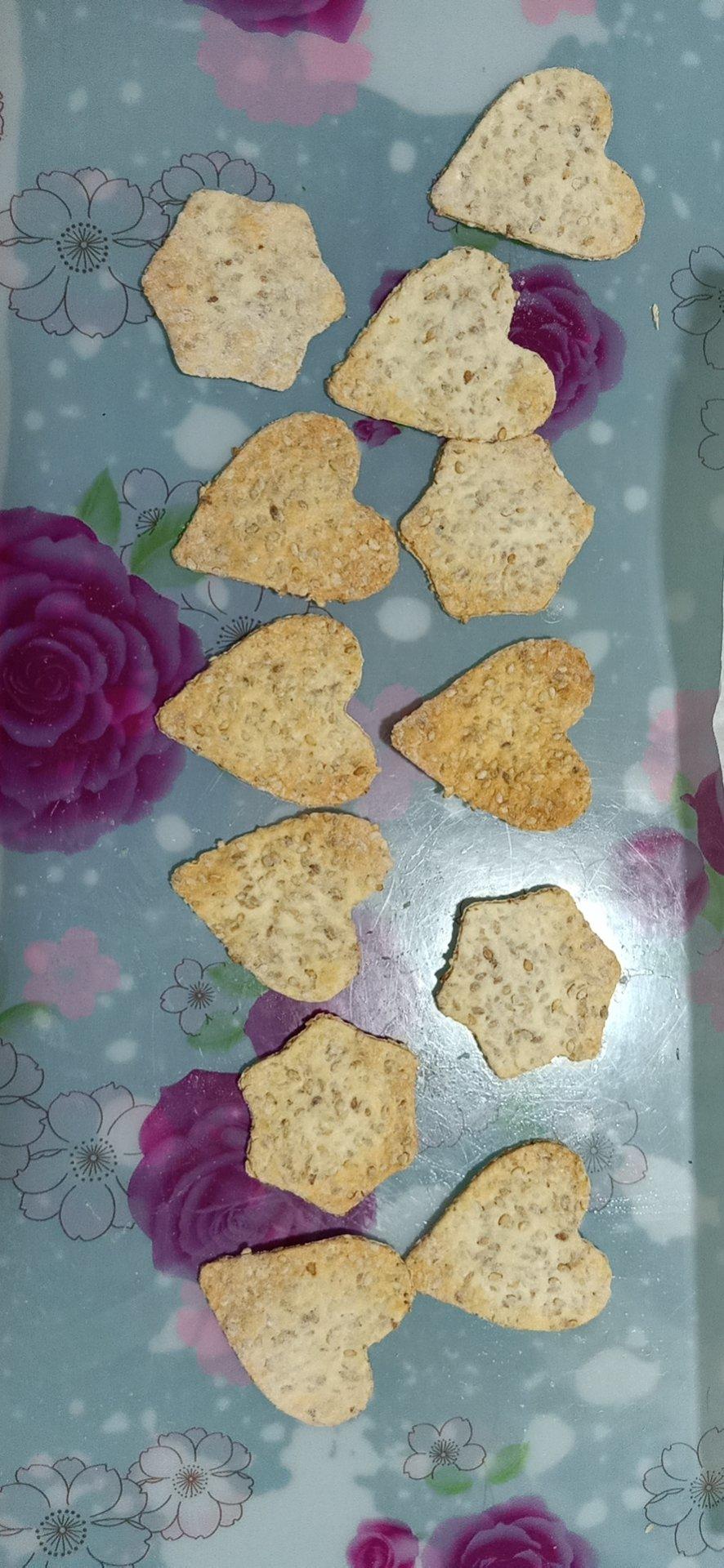 核桃芝麻薄脆小饼 宝宝辅食食谱