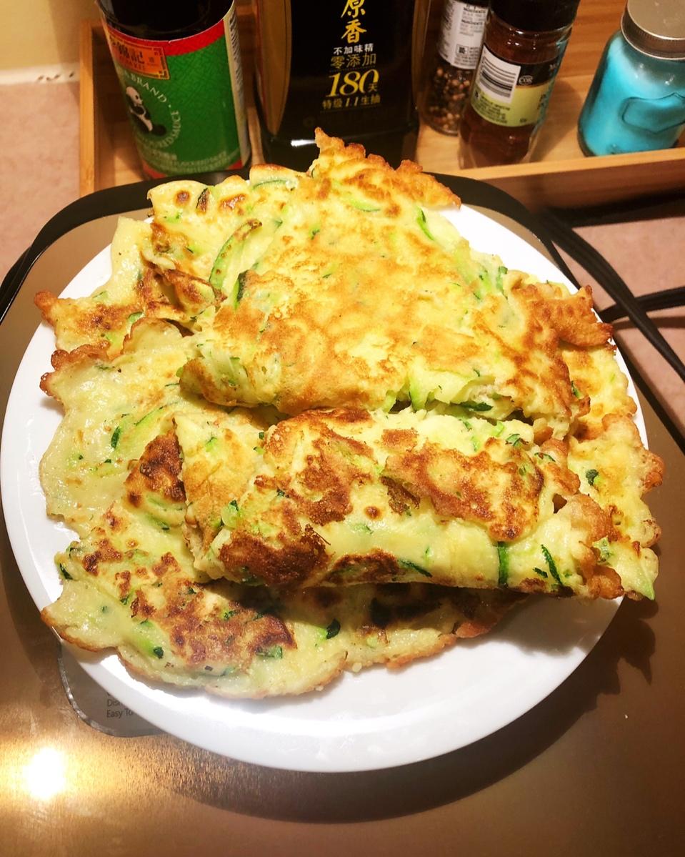 鸡蛋西葫芦饼