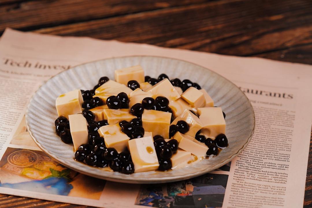 入口即化的珍珠奶茶奶冻🥤Q弹嫩滑，巨好吃㊙️