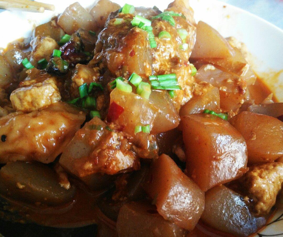 魔芋烧豆腐