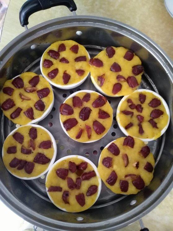 南瓜发糕 Steamed Pumpkin Cake
