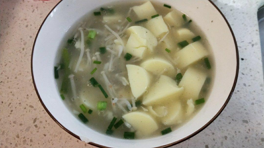 金针菇豆腐羹
