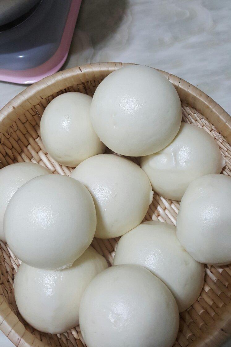 bo妈爱烘焙做的手工老面馒头 & 红糖开花馒头