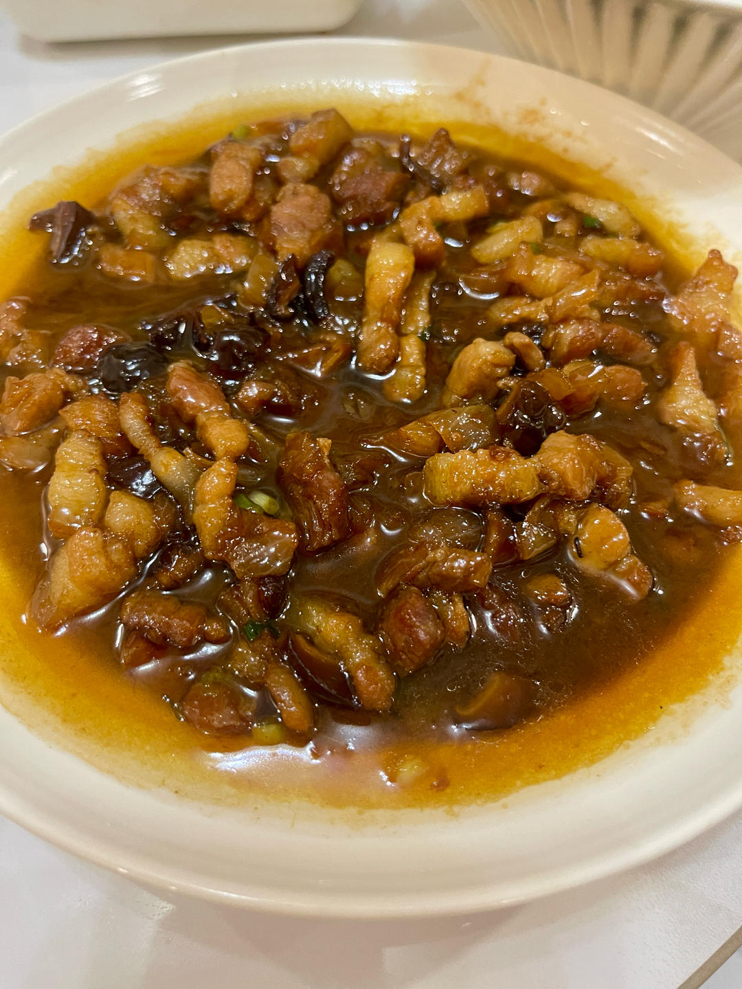 香菇卤肉饭造起来