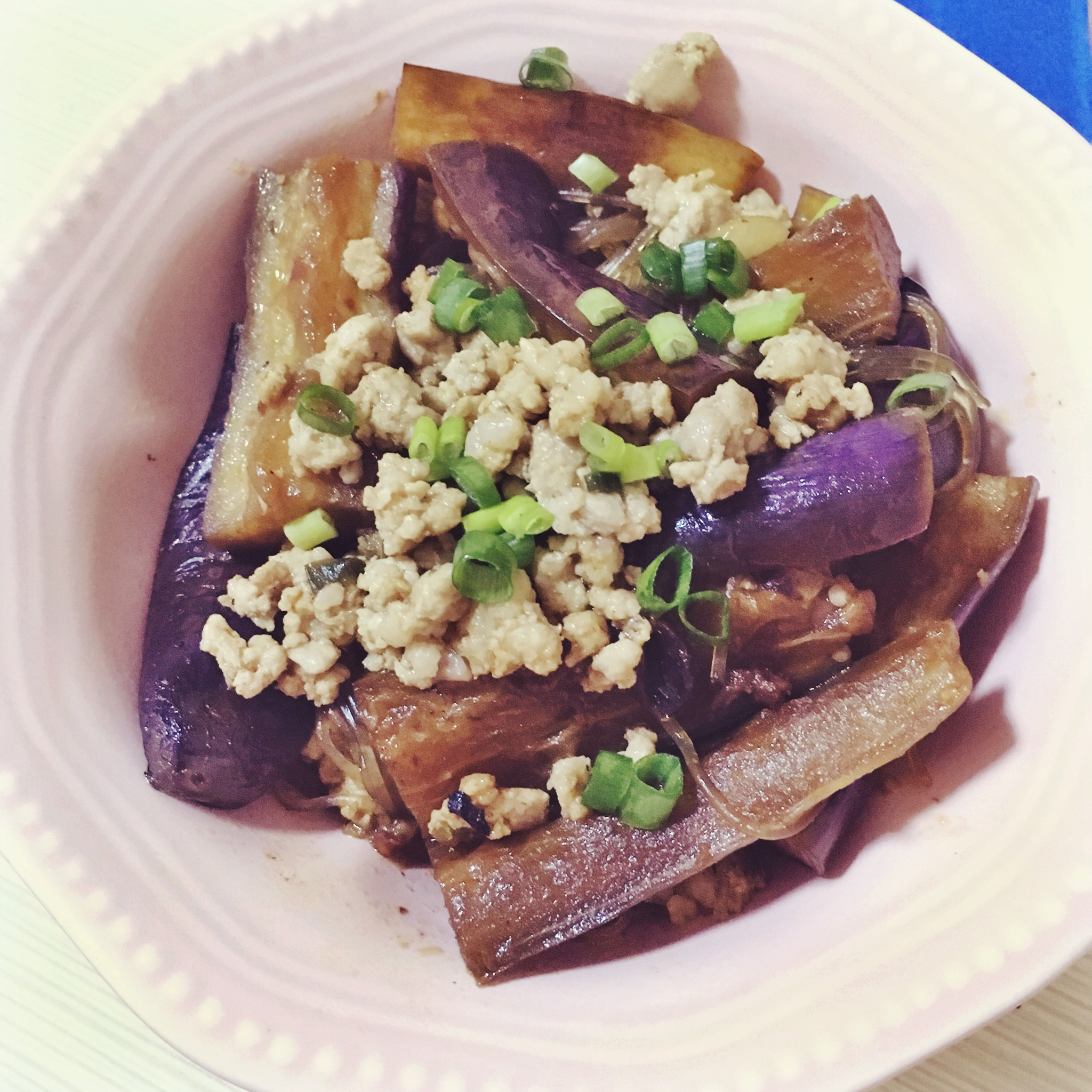 肉末茄子粉丝煲