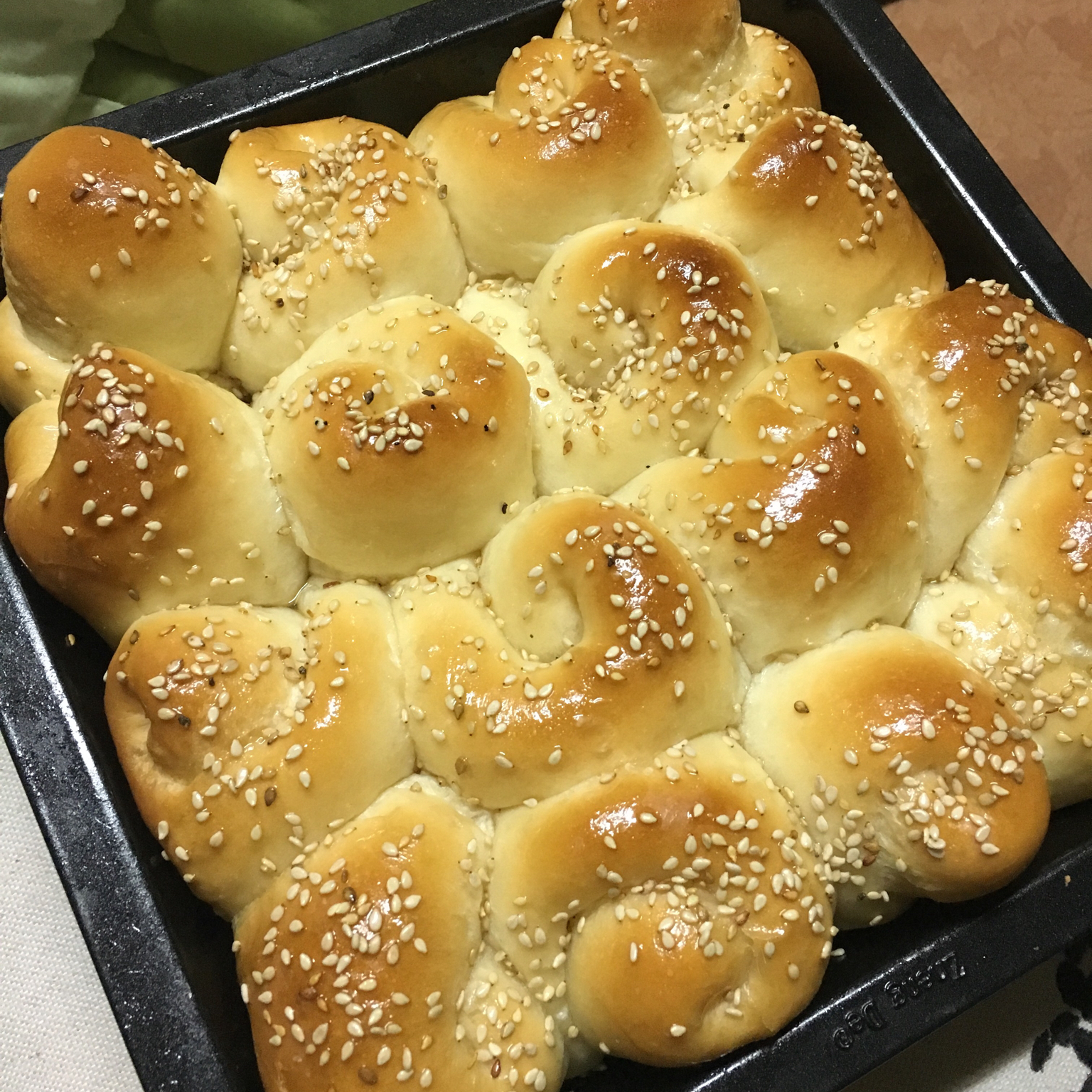 脆底蜂蜜小面包