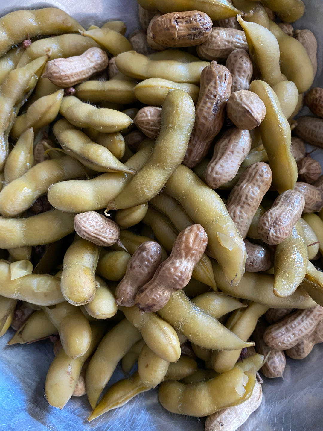 高压锅煮毛豆