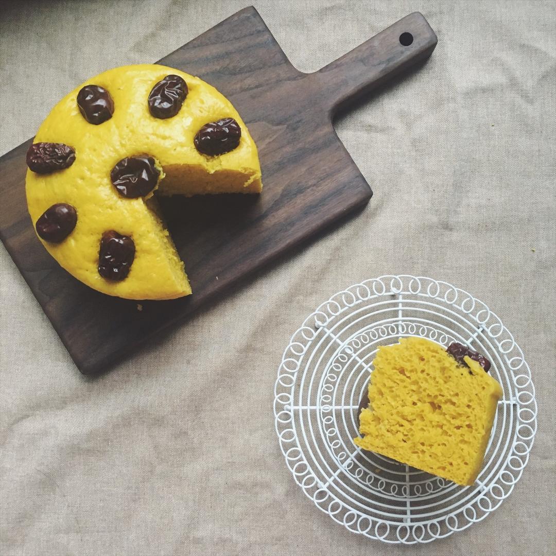 南瓜发糕 Steamed Pumpkin Cake