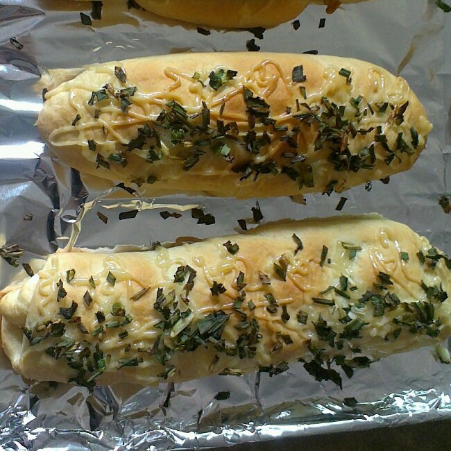 香葱芝士面包条