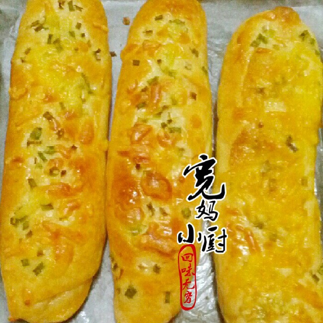 香葱芝士面包条