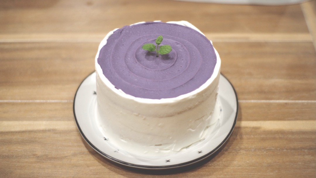 金沙芋泥蛋糕🍰不会抹面也能做的超好吃ins蛋糕