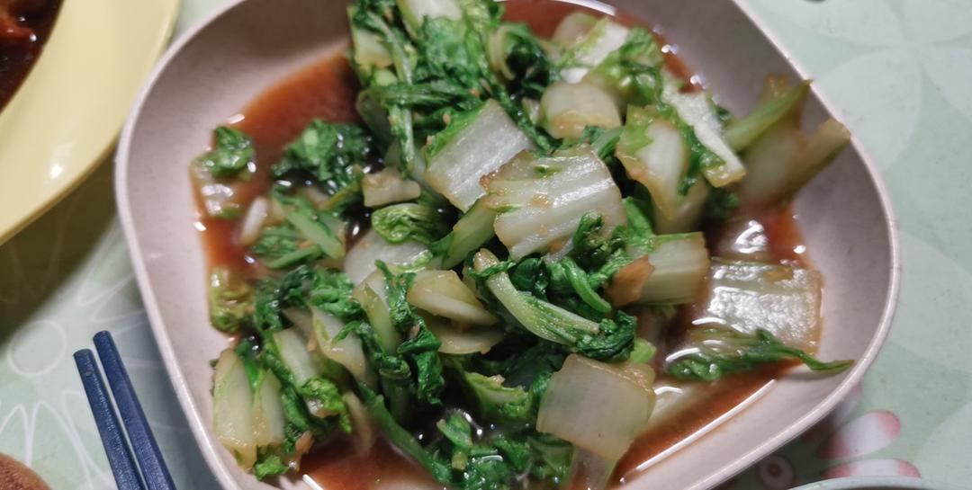 蚝油杭白菜