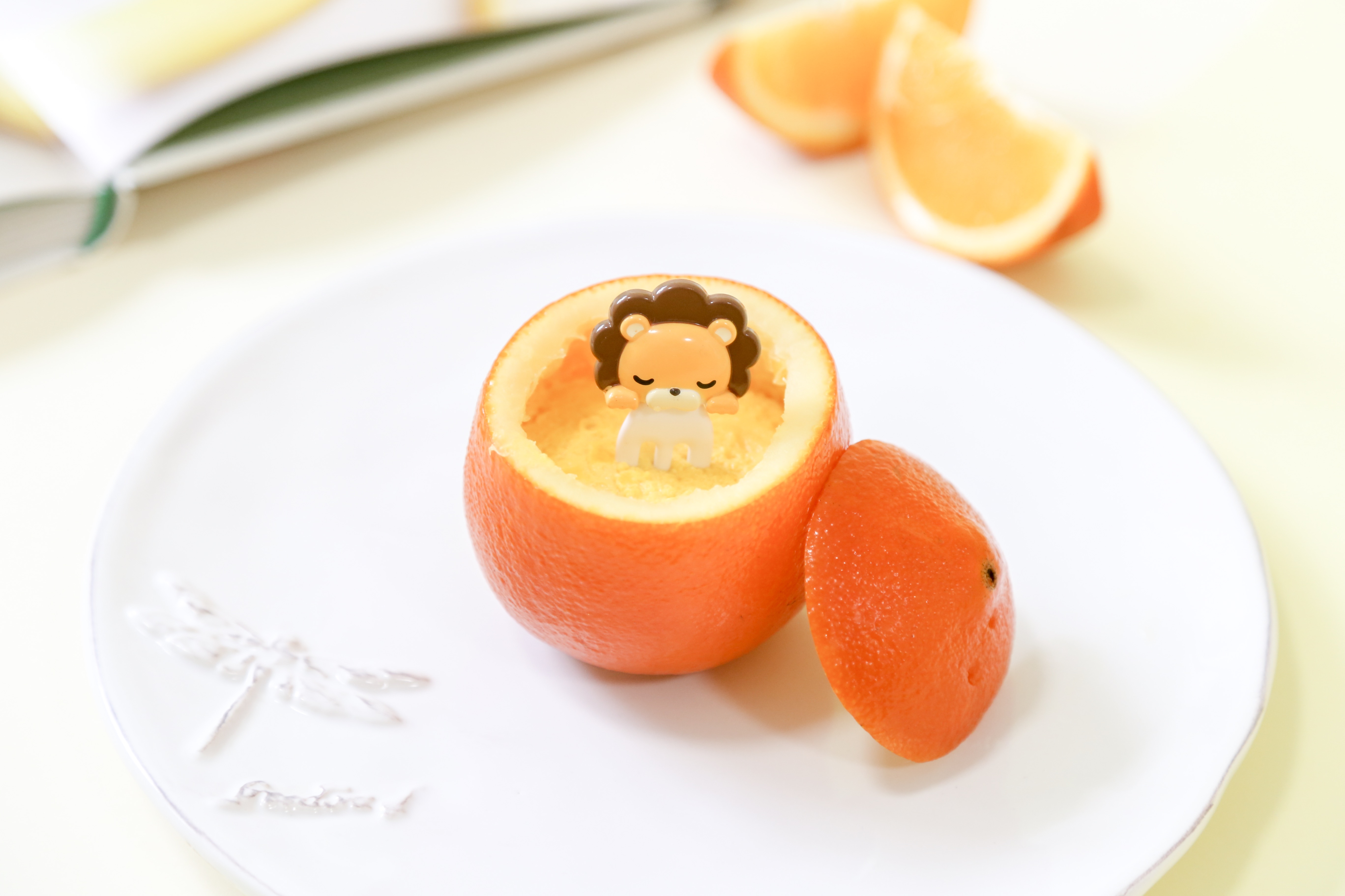 辅食日志 | 香橙蒸蛋