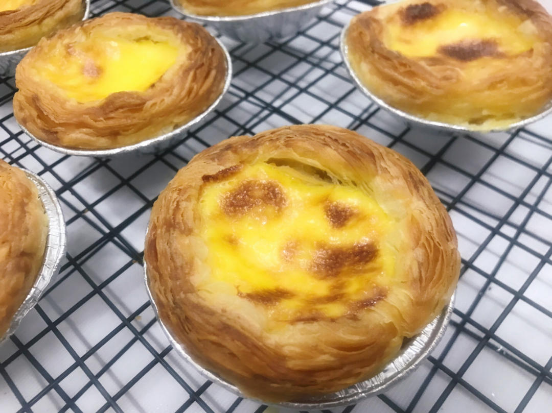 超完美味道超正的蛋挞配方，比KFC的还要嫩还要香~做过最好吃的蛋挞配方