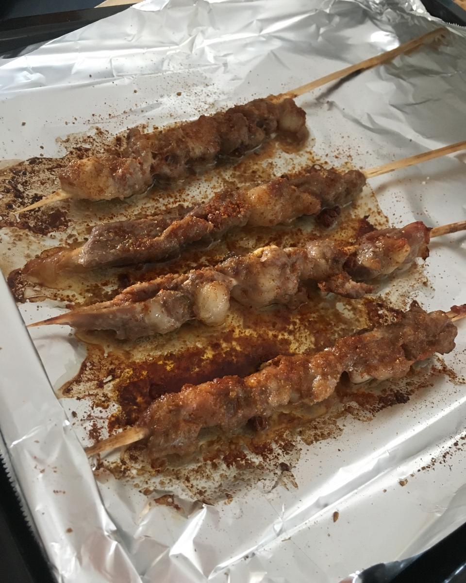 烤箱版新疆羊肉串
