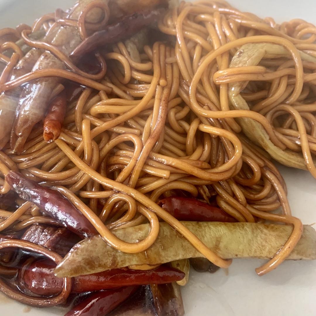 豆角焖个面