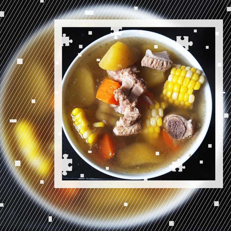 春季养生汤～清火润肺，雪莲果玉米排骨汤