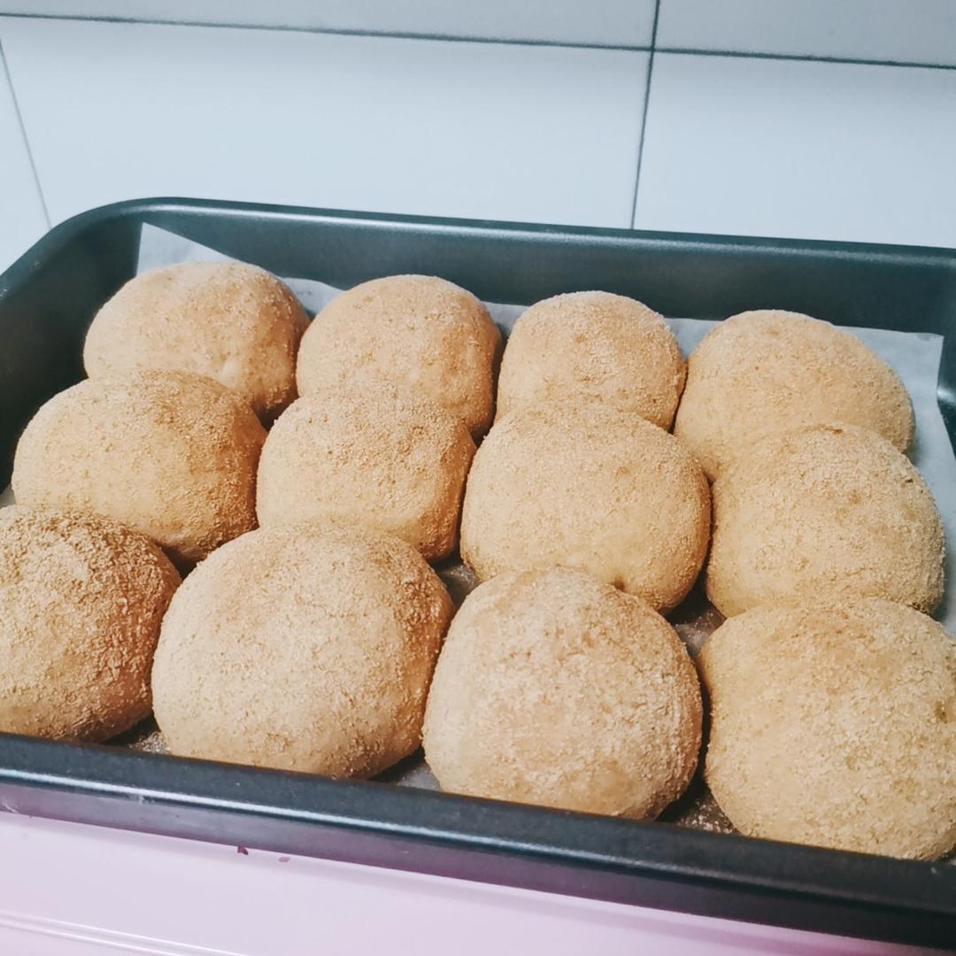 爱love鼬做的黄豆粉面包