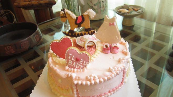粉红的童年--生日蛋糕的做法