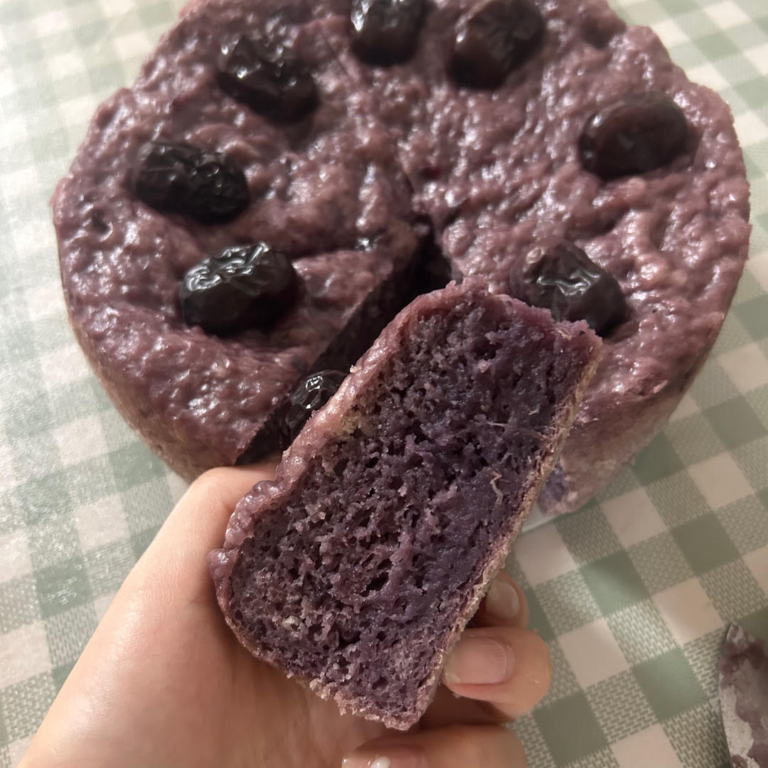 紫薯发糕