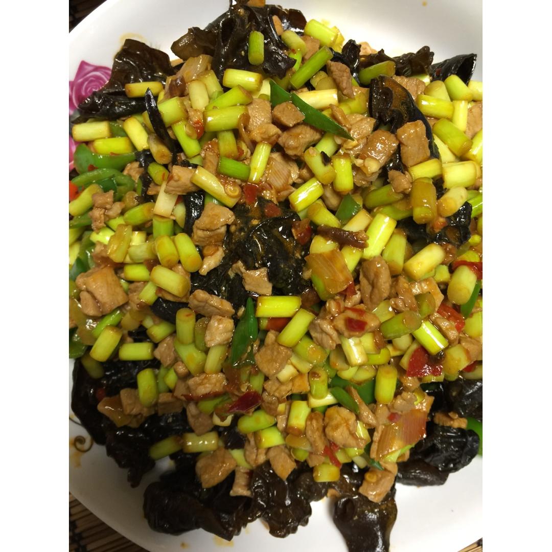 下饭菜～蒜苔肉末