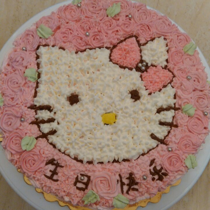 裱花蛋糕----超萌hello  kitty