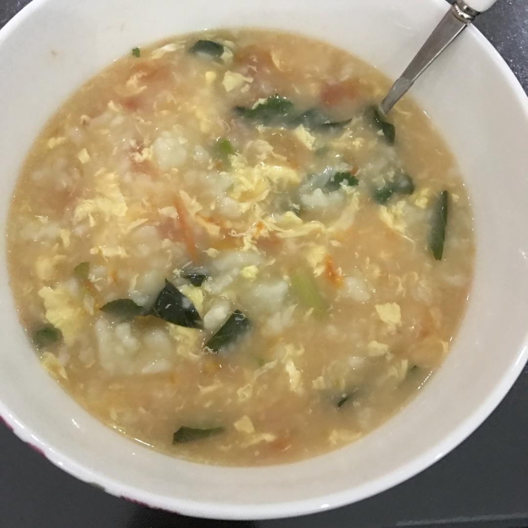 西红柿鸡蛋疙瘩汤