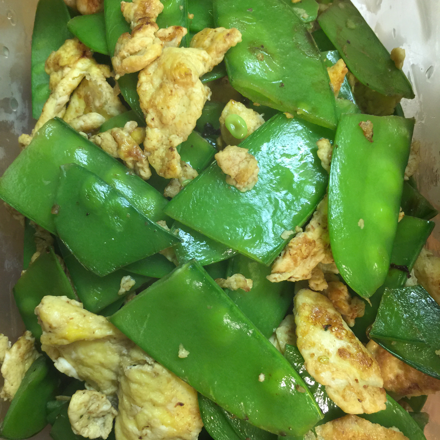 荷兰豆炒蛋