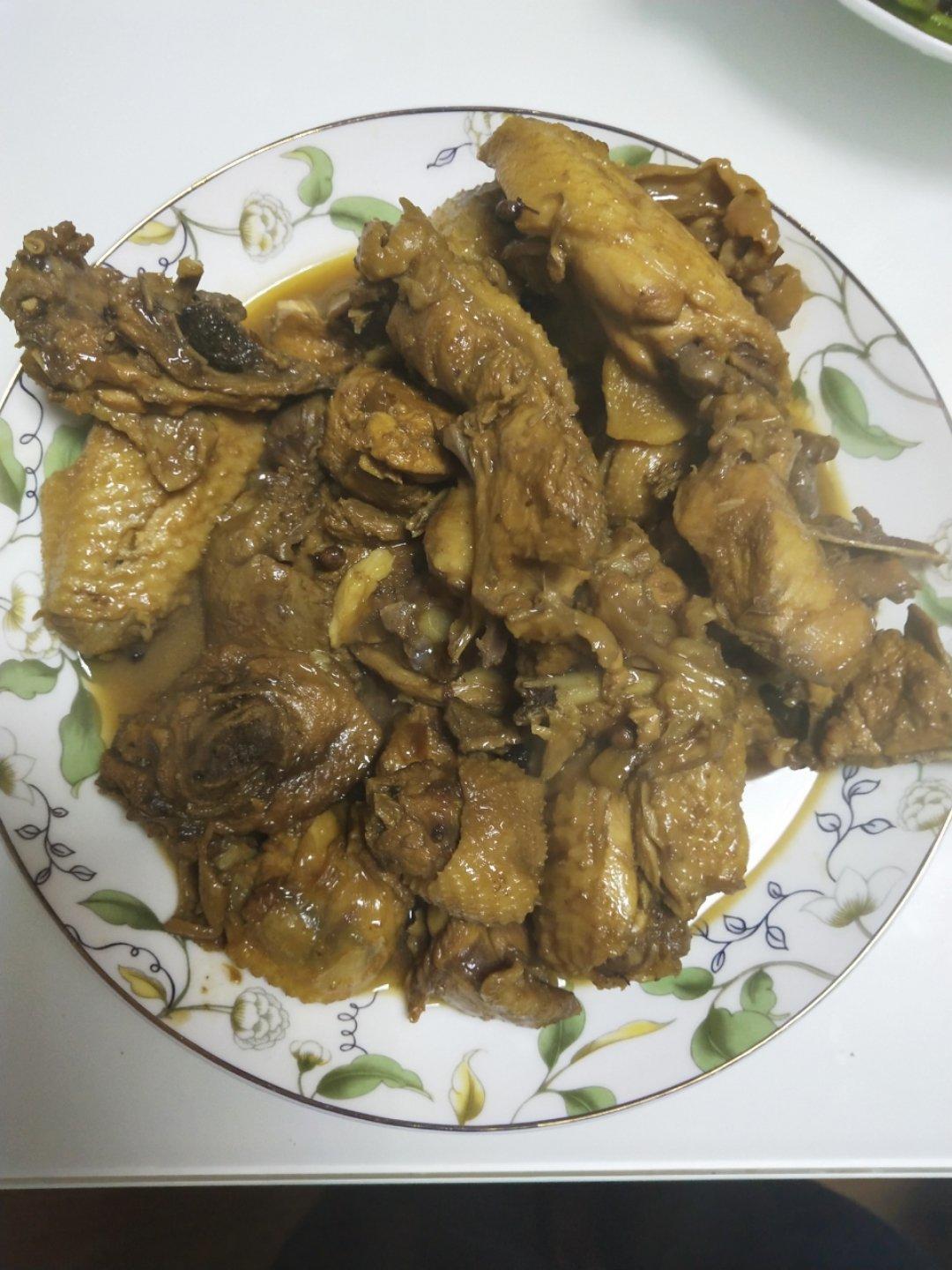 家常红烧鸡块