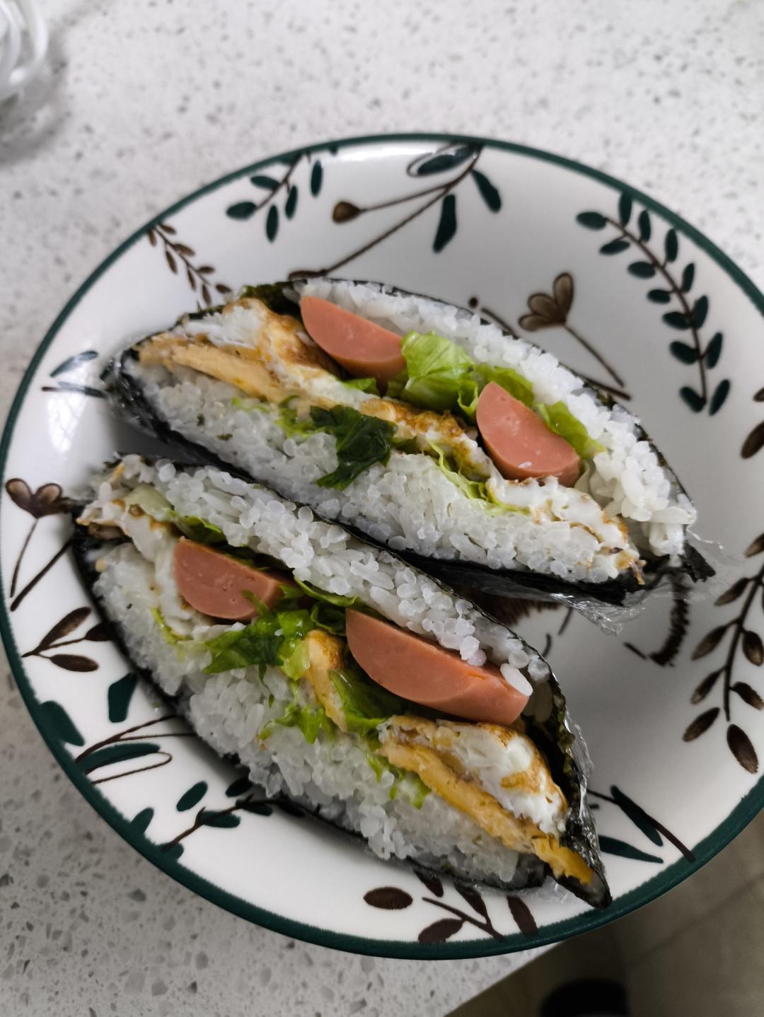 高颜值海苔饭团