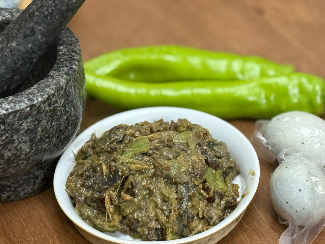 【正宗湘菜】擂辣椒皮蛋