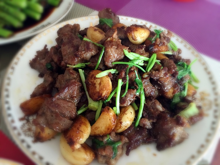 黑蒜子牛肉粒