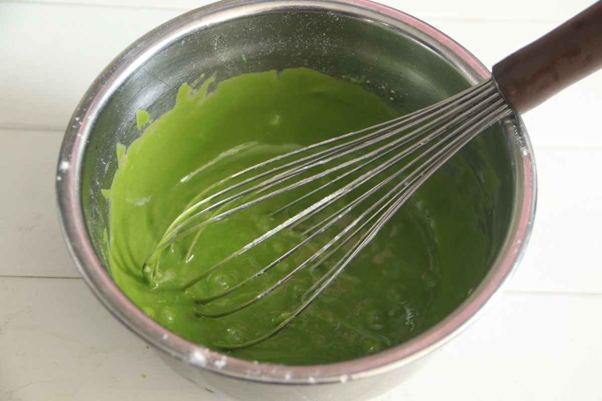 绿蛋糕-斑斓蛋糕卷的做法 步骤3