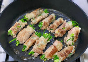 五花肉卷葱2⃣️白钟元菜谱的做法 步骤4