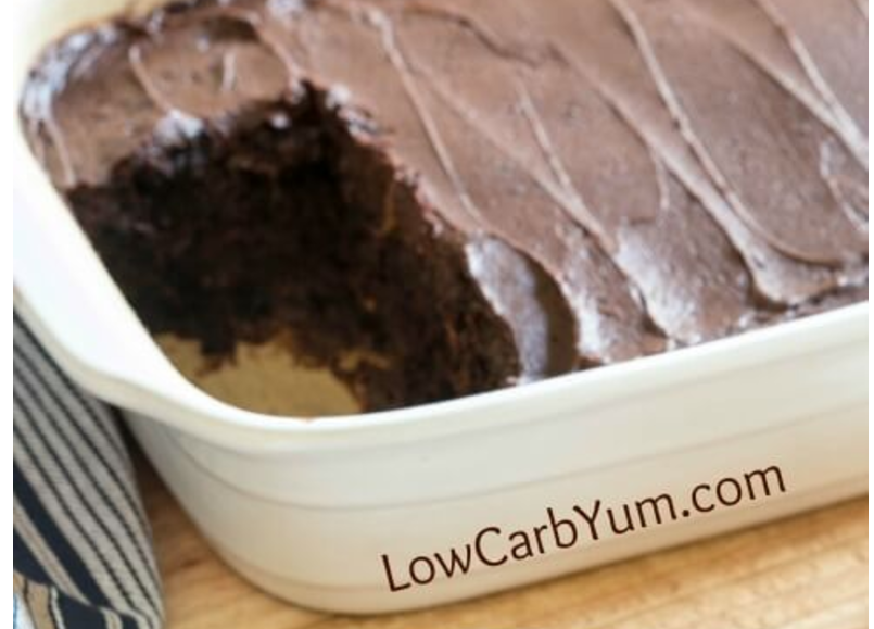生酮低碳菜谱keto 巧克力蛋糕的做法 步骤4