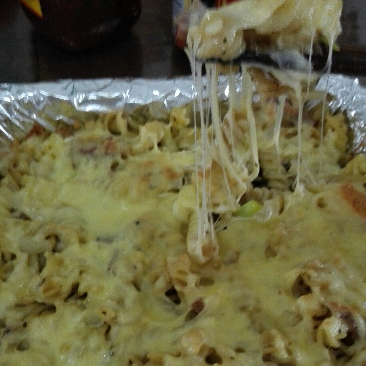 奶酪肉酱焗意面