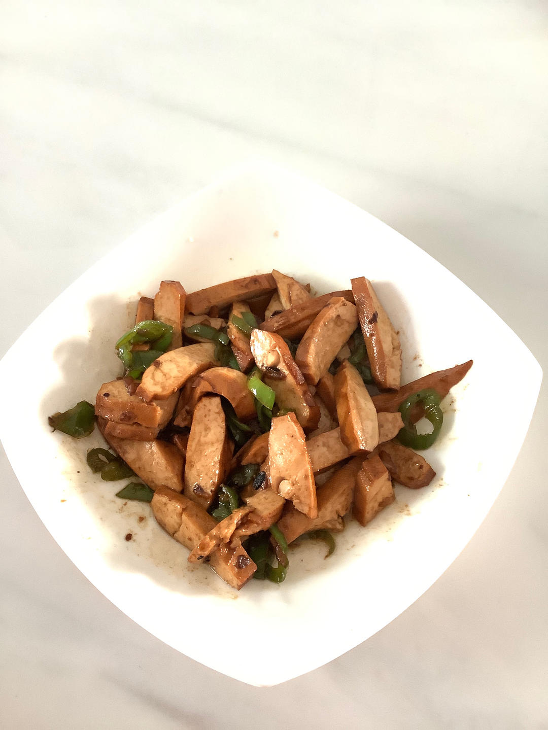 青椒炒豆干