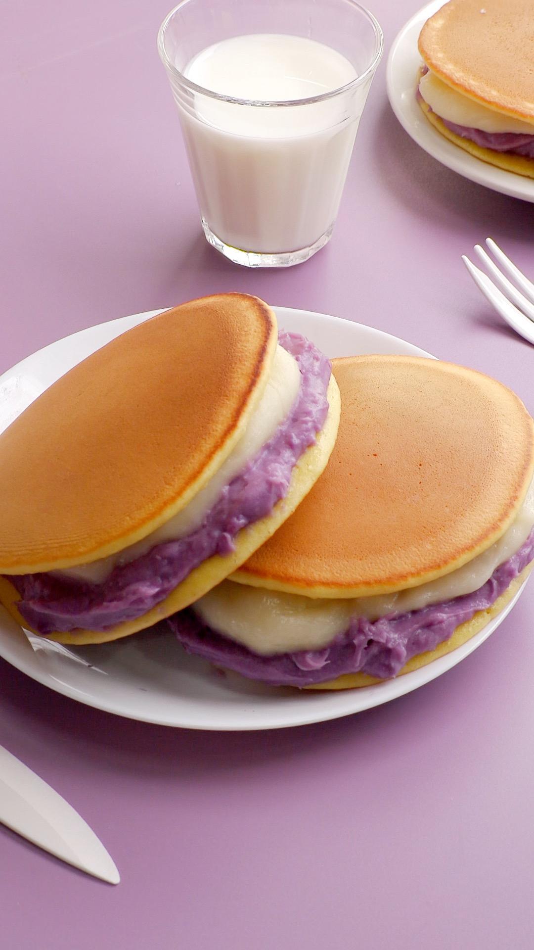 麻薯芋泥铜锣烧