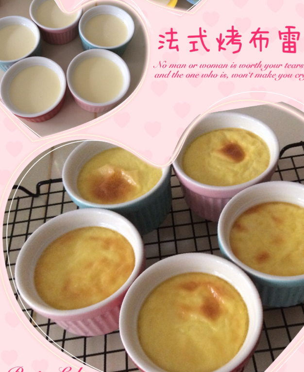 Crèmebrulée。法式烤布雷。焦糖布丁。
