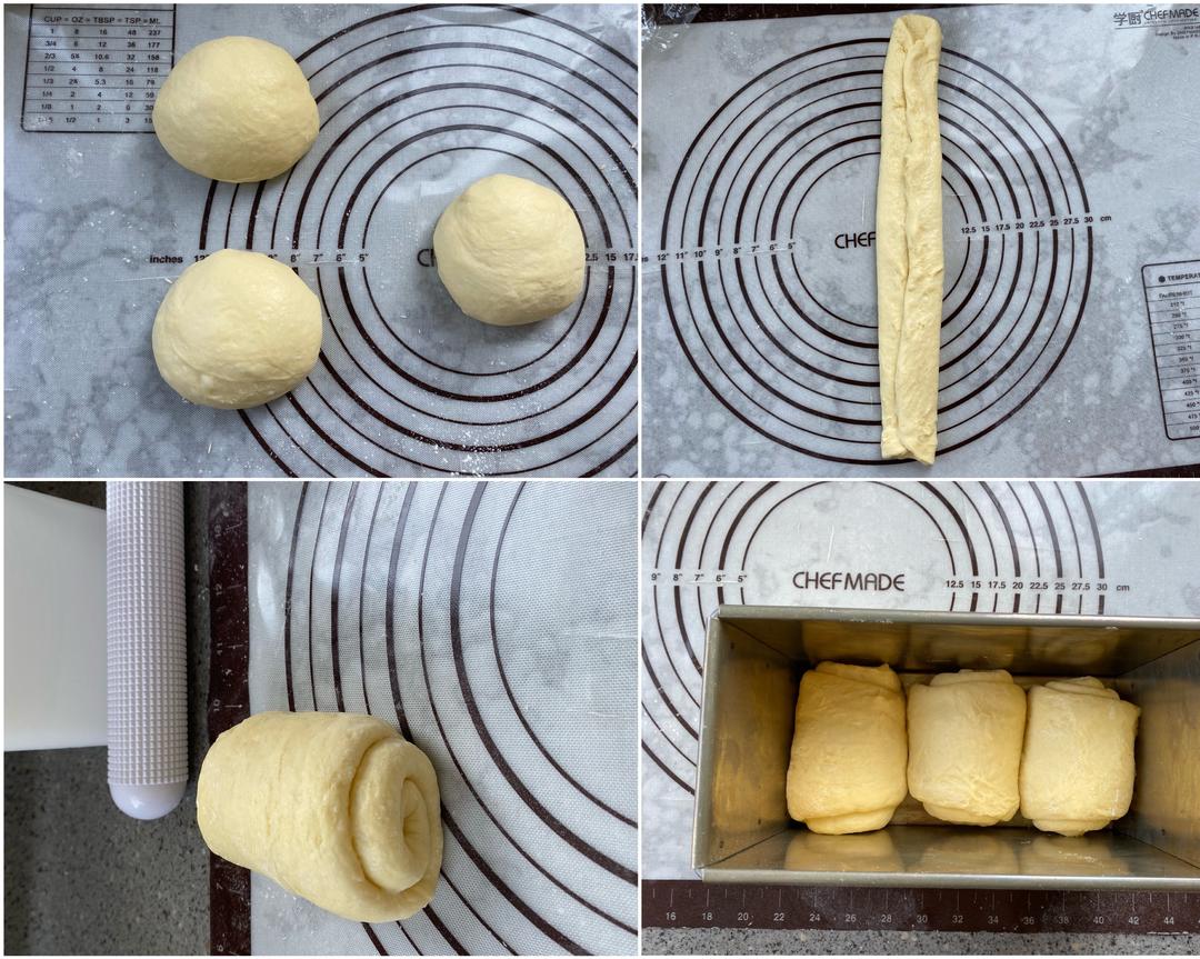 纯奶手撕吐司的做法 步骤1