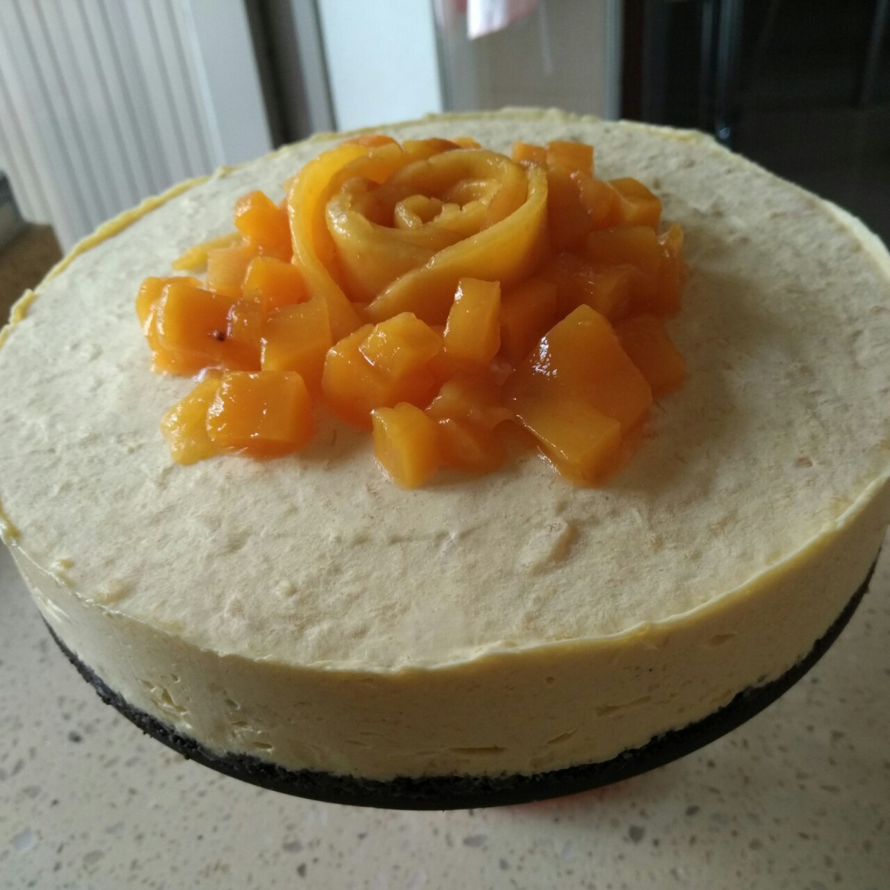 《Tinrry下午茶》教你做芒果流心慕斯（6寸配方）