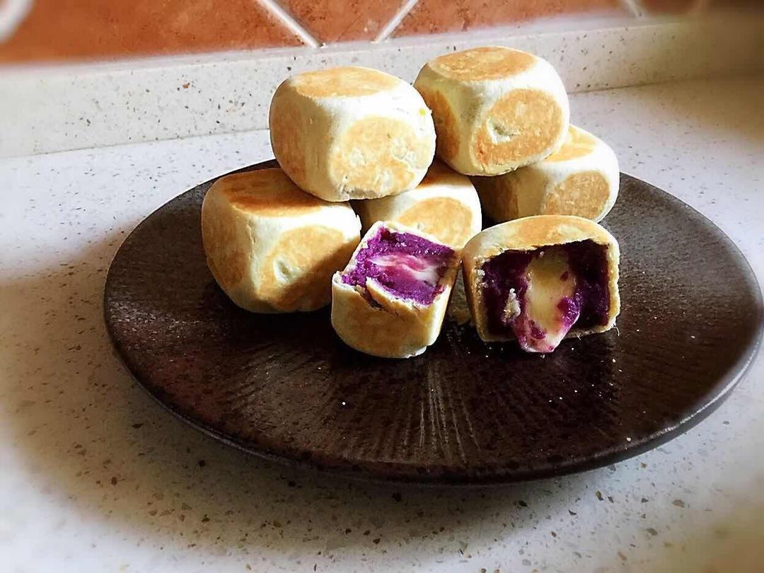 【爆浆紫薯仙豆糕】