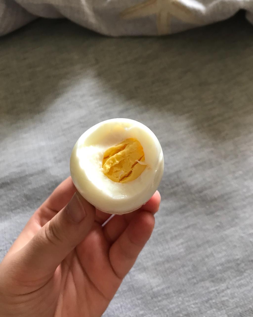 兔子17号做的【健康三餐】完美脱壳的水煮蛋