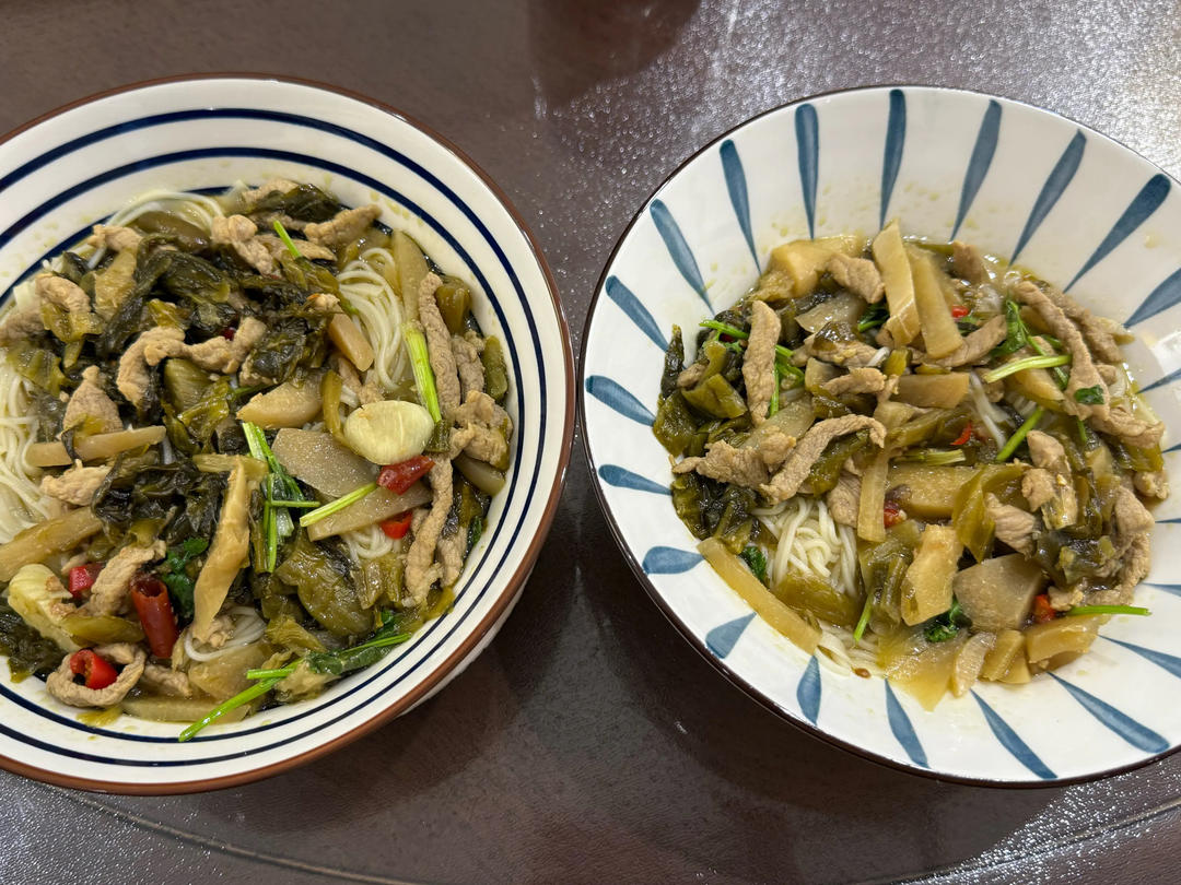 酸菜肉丝面
