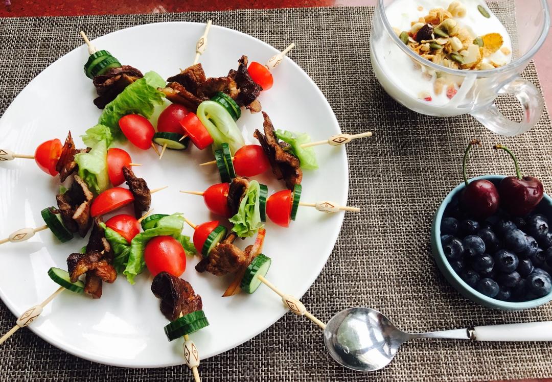 橙香烤五花肉串