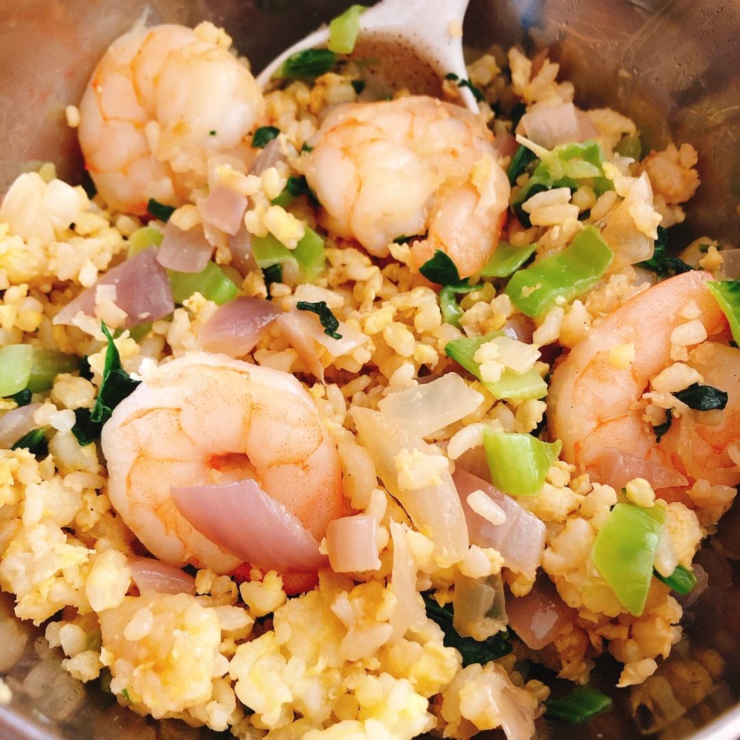 黄金虾仁炒饭