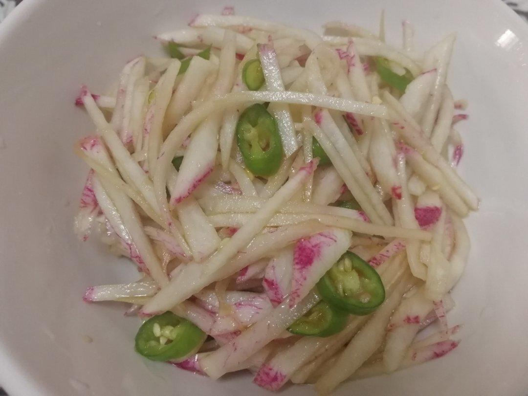 爽口凉拌萝卜丝