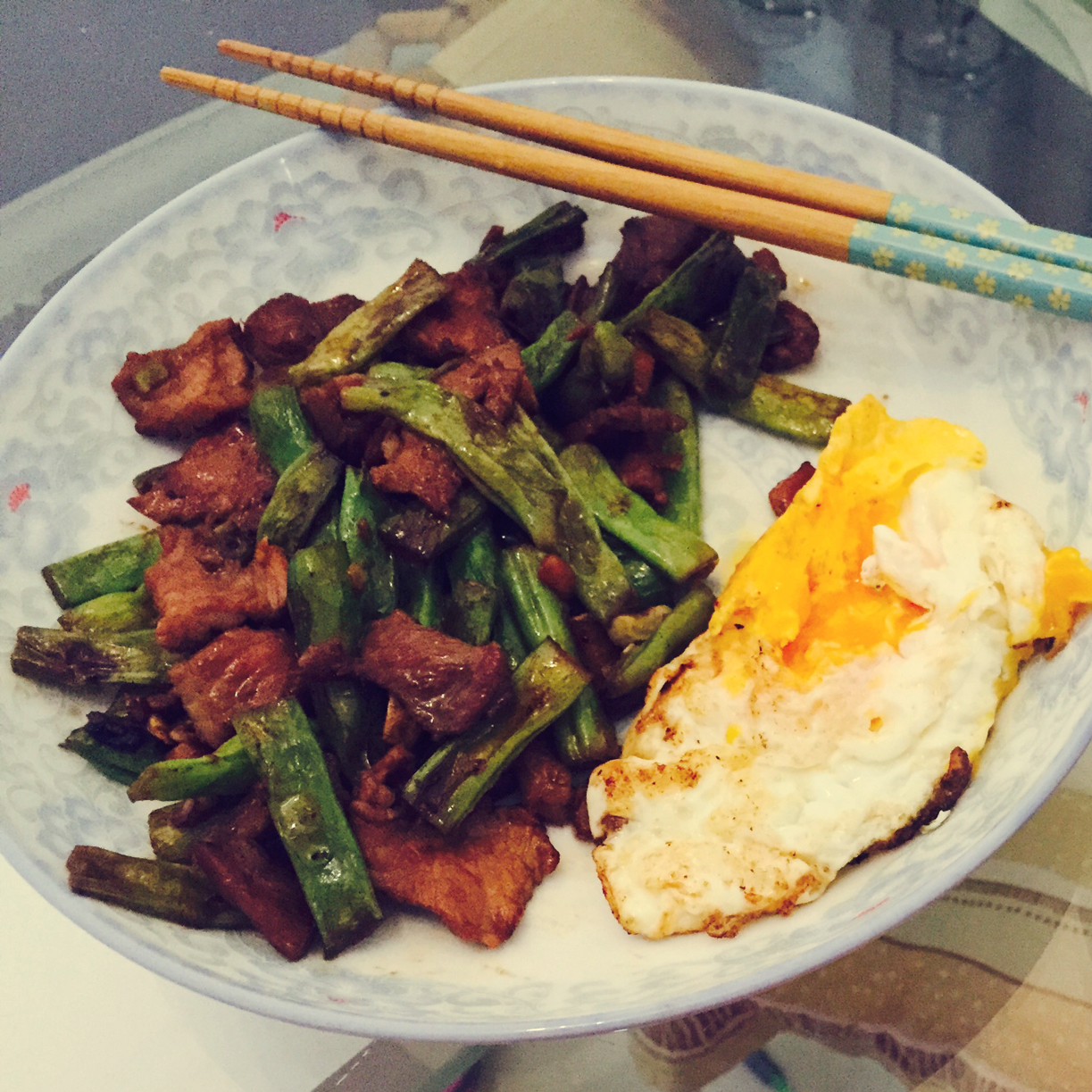 四季豆炒肉