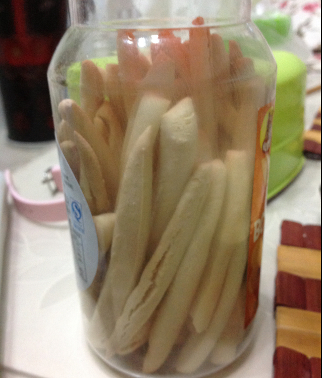 无油无糖宝宝磨牙棒饼干(硬性饼干)