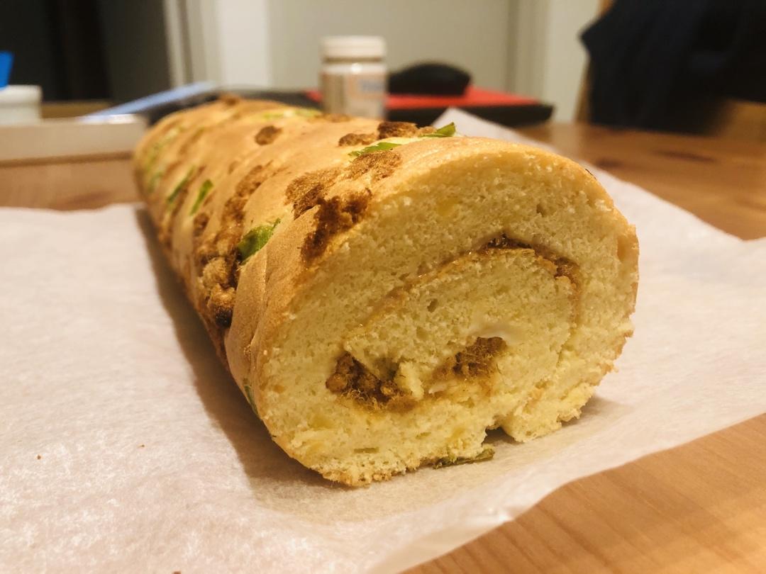 怎么卷都不裂的肉松蛋糕卷